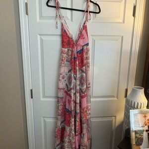 SHEIN  Patchwork Maxi Dress, size large